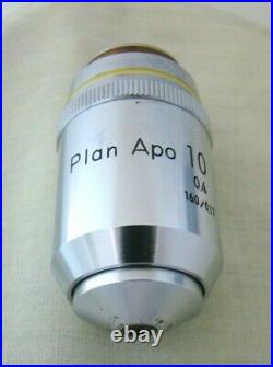 Nikon Microscope Objective CF 10x/0.40 Plan/Apo 160/0.17 excellent