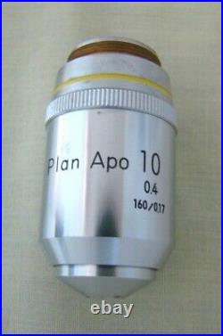 Nikon Microscope Objective CF 10x/0.40 Plan/Apo 160/0.17 excellent