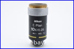 Nikon Microscope Objective E Plan 10x/0.25 WD 7.0 10x A2421288
