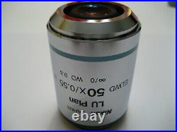 Nikon Microscope Objective LU Plan ELWD 50x/0.55 WD 9.8