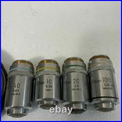 Nikon Microscope Objective Lens BD Plan 10/20/40/100 4 Set Limited Japan MTE273