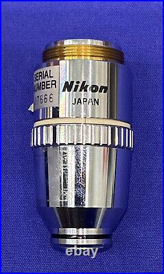 Nikon Microscope Objective Lens E Plan 100/1.25 Oil 160/0.17