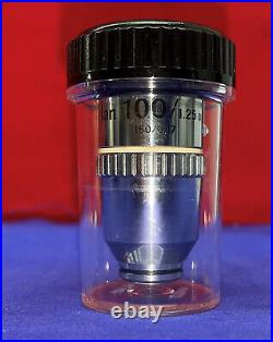 Nikon Microscope Objective Lens E Plan 100/1.25 Oil 160/0.17