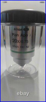 Nikon Microscope Objective Lens Plan Apo 20x/0.75 Dic N2