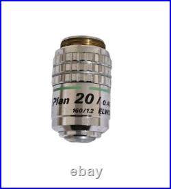 Nikon Microscope Objective Plan 20/ 0.40. 160/1.2 ELVD
