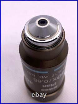 Nikon Microscope Objective Plan 40x/0.65 WD 0.57 Infinity/0.17