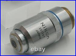 Nikon Microscope Objective Plan 60/0.85 160/0 NCG (no cover glass) RMS 27488