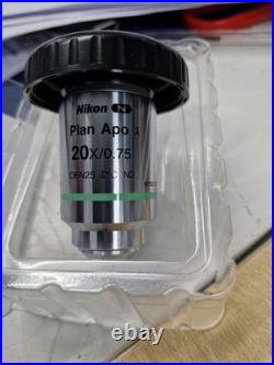 Nikon Microscope Objective Plan APO Lambda? 20x0.75 DIC N2 WD 1.0