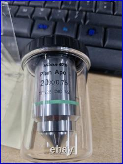 Nikon Microscope Objective Plan APO Lambda? 20x0.75 DIC N2 WD 1.0