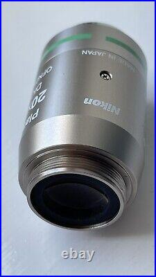 Nikon Microscope Objective Plan Apo 20x/0.75 DIC N2 in excellent condition