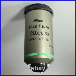 Nikon Microscope Objective Plan Fluor 20x/0.50 OFN25 DIC N2