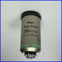 Nikon Microscope Objective Plan Fluor 20x/0.50 OFN25 DIC N2