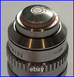 Nikon Microscope Oil Immersion Objective Plan 50x/0.85 Oil 160/- with iris