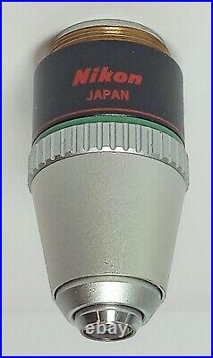 Nikon Microscope Phase Contrast Objective E Plan 20/0.4 Ph2 DL (Dark Low)