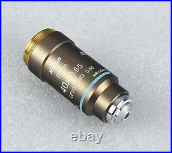 Nikon Microscope Plan 40x Objective Lens M25 CFI Infinity Eclipse for 50i, E400