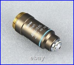 Nikon Microscope Plan 40x Objective Lens M25 CFI Infinity Eclipse for 50i, E400