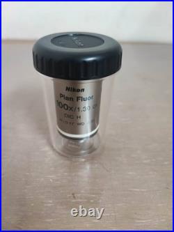 Nikon / Microscope Plansemiapochromat Objective Plan Fluor 100X 1.30 Oil Dic H /