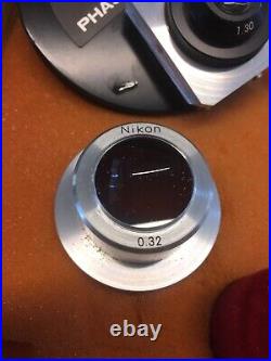 Nikon Microscope objectives DLL and Plan and Phase contrast condenser