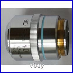 Nikon Objective lens for Metallurgical Microscope BD Plan 40 NM LTD From JAPAN