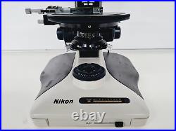 Nikon Optiphot-2 Microscope Lab with 4 x Objectives Japan M Plan, Fluor Lab