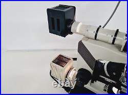 Nikon Optiphot-2 Microscope Lab with 4 x Objectives Japan M Plan, Fluor Lab