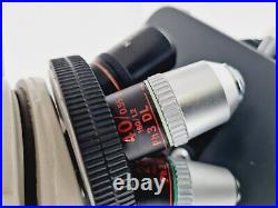 Nikon Optiphot-2 Microscope with 5 Objectives, Ph1, Ph2, Ph3, Plan 2