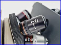 Nikon Optiphot-2 Microscope with 5 Objectives, Ph1, Ph2, Ph3, Plan 2