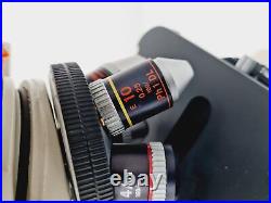 Nikon Optiphot-2 Microscope with 5 Objectives, Ph1, Ph2, Ph3, Plan 2