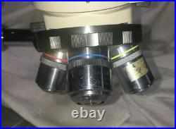 Nikon Optiphot BD PLAN Microscope 3-place BD 5x, 10X, 60X with Illuminator