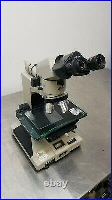 Nikon Optiphot BF/DF Microscope with BD Plan Objectives 5x 10x 20x 40x