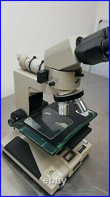 Nikon Optiphot BF/DF Microscope with BD Plan Objectives 5x 10x 20x 40x