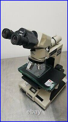 Nikon Optiphot BF/DF Microscope with BD Plan Objectives 5x 10x 20x 40x