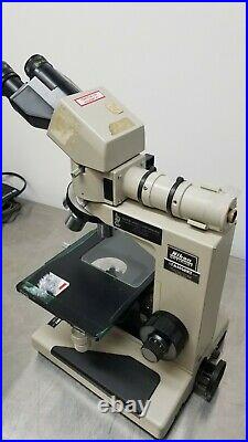 Nikon Optiphot BF/DF Microscope with BD Plan Objectives 5x 10x 20x 40x