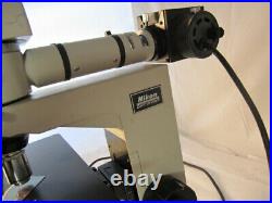 Nikon Optiphot Microscope trinocular head 10,20,40,100 M plan, 6x10 stage
