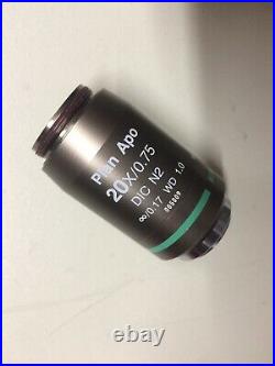 Nikon PLAN APO 20X Microscope Objective DIC N2 0.75 NA /0.17 WD 1.0