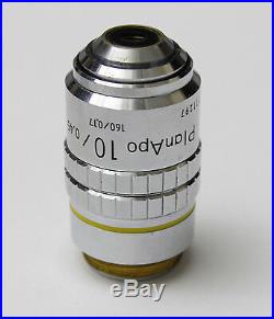 Nikon PlanApo CFN 10x / 0.45 160 / 0.17 Microscope Objective Plan Apo