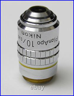 Nikon PlanApo CFN 10x / 0.45 160 / 0.17 Microscope Objective Plan Apo