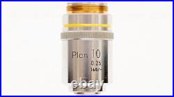 Nikon Plan 10, 0.25, 160/- Lens Microscope