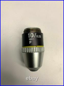Nikon Plan 10x /0.25 160/- Contrast Microscope Objective Lens