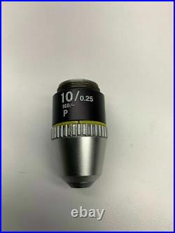 Nikon Plan 10x /0.25 160/- Contrast Microscope Objective Lens