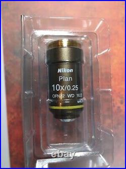 Nikon Plan 10x Microscope Objective. Great For Extreme Macro
