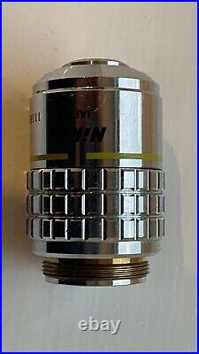 Nikon Plan 10x microscope objective 10 / 0.30, 160 / 0.17