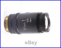 Nikon Plan 1x for 160 TL RMS Microscope Objective