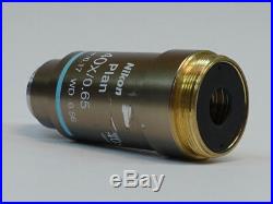 Nikon Plan 40X/0.65 /0.17 WD 0.56 Microscope Objective