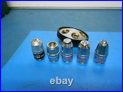 Nikon Plan 40x/0.65 160/0.17 objective Microscope & other Lens Lot of 6