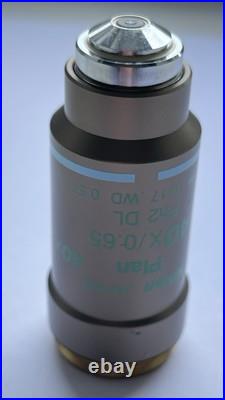 Nikon Plan 40x / 0.65, phase contrast, infinity microscope objective, Ph2 DL