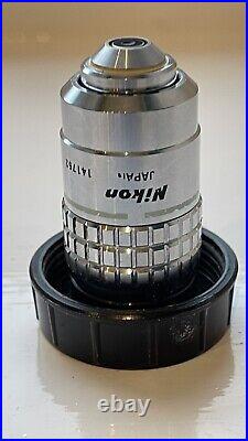 Nikon Plan 40x microscope objective, 40 / 0.70, 160 / 0.17
