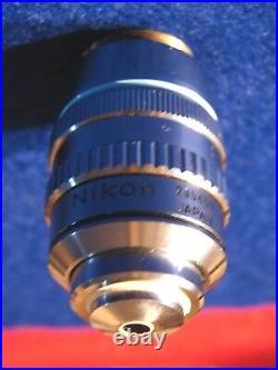 Nikon Plan 50 Microscope Objective 50X 0.85NA 160/- Oil