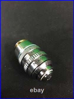 Nikon Plan 50x /. 85 Oil Iris 160 TL Microscope Objective