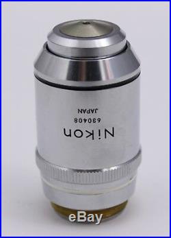 Nikon Plan APO 100x /1.35 160mm TL Microscope Objective PlanAPO